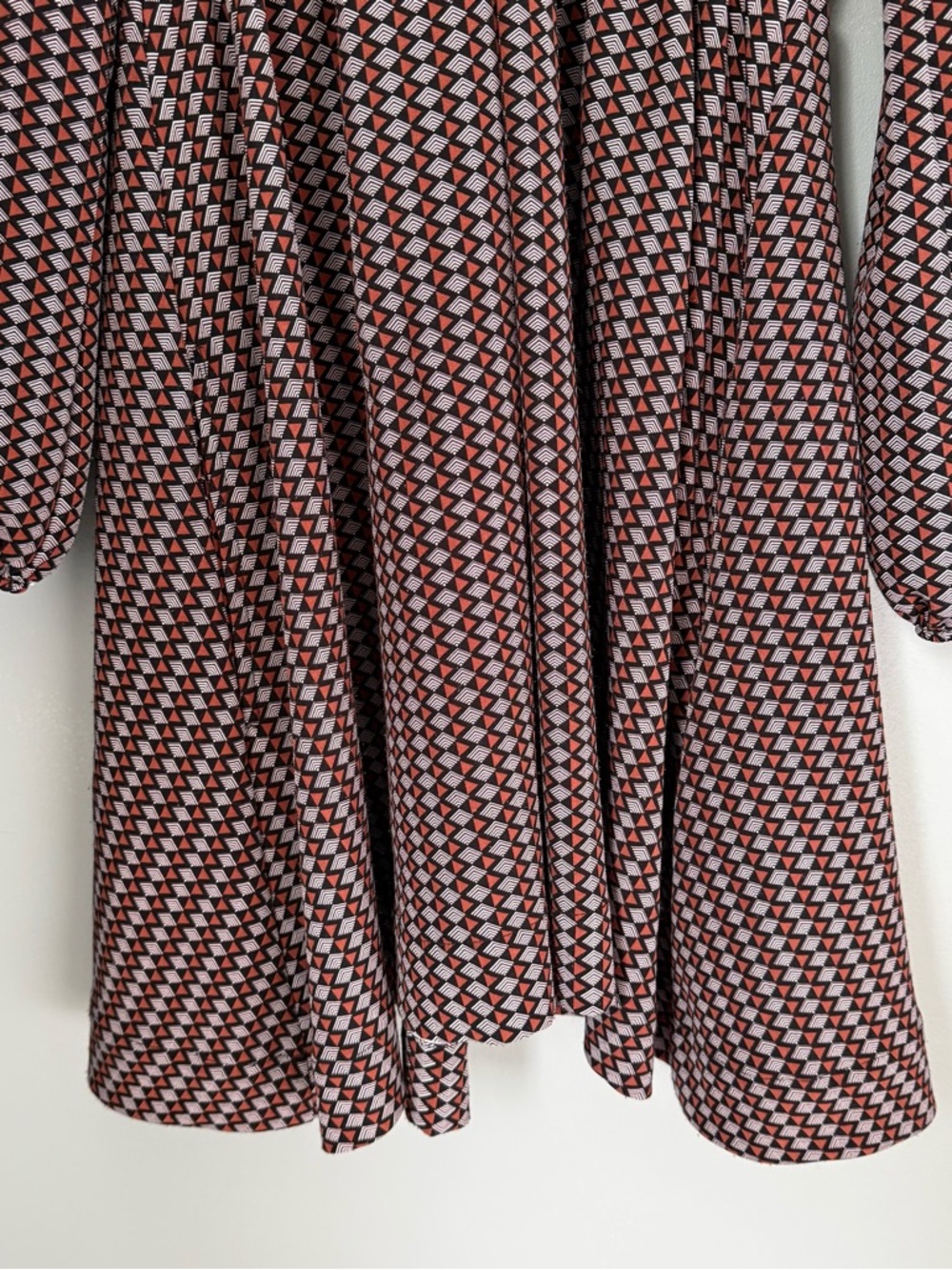 Love, Whit By Whitney Port Purple Geo Printed Dress View 6